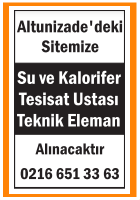 SU VE KALORİFER TESİSAT USTASI