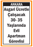 EVLİ APARTMAN GÖREVLİSİ ASGARİ ÜCRET
