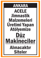 ATÖLYEMİZE DÜZ MAKİNECİLER SİTELER