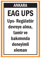 UPS, REGÜLATÖR'DE DENEYİMLİ ELEMAN ARANIYOR
