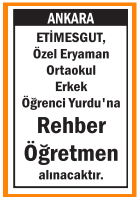 ERKEK ÖĞRENCİ YURDUNA REHBER ÖĞRETMEN ERKEK ÖĞRENCİ YURDUNA REHBER ÖĞRETMEN