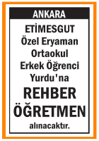 ÖĞRENCİ YURDUNA REHBER ÖĞRETMEN