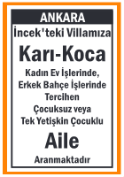 VİLLAMIZA KARI KOCA AİLE İNCEK