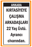 AYRANCI KIRTASİYEYE ÇALIŞMA ARKADAŞLARI