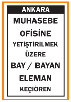 KEÇİÖREN MUHASEBE OFİSİNE BAY BAYAN