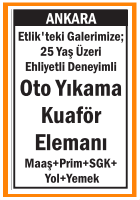 OTO YIKAMA KUAFÖR ELEMANI ETLİK