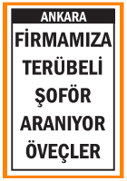 ÖVEÇLER TECRÜBELİ ŞOFÖR ARANIYOR