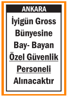 ÖZEL GÜVENLİK PERSONELİ BAY BAYAN