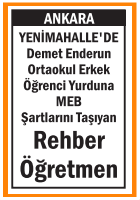 ERKEK ÖĞRENCİ YURDUNA REHBER ÖĞRETMEN