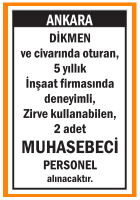 ZİRVE KULLANABİLEN MUHASEBECİ PERSONEL