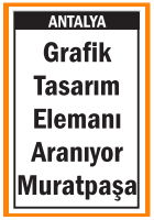 ANTALYA MURATPAŞA GRAFİK TASARIM ELEMANI