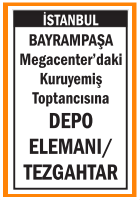 KURUYEMİŞ TOPTANCISINA DEPO ELEMANI TEZGAHTAR