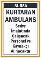 SEDYE İMALATINA PERSONEL VE KAYNAKÇI