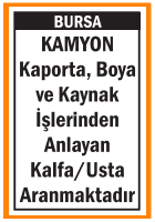 KAPORTA BOYA KAYNAK USTA KALFA