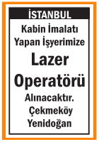 LAZER OPERATÖRÜ ÇEKMEKÖY YENİDOĞAN