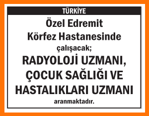 RADYOLOJİ UZMANI VE ÇOCUK HASTALIKLARI UZMANI