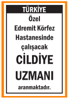 CİLDİYE UZMANI ÖZEL EDREMİT KÖRFEZ