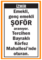 GENÇ EMEKLİ ŞOFÖR BAYRAKLI