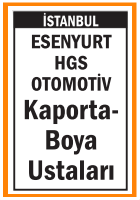 KAPORTA BOYA USTALARI HGS ESENYURT