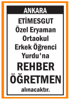 ÖĞRENCİ YURDUNA REHBER ÖĞRETMEN