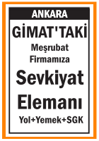 SEVKİYAT ELEMANI GİMAT