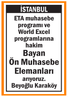 ÖN MUHASEBE ELEMANLARI BEYOĞLU ÖN MUHASEBE ELEMANLARI BEYOĞLU