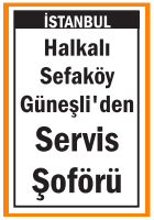 SERVİS ŞOFÖRÜ ARANIYOR