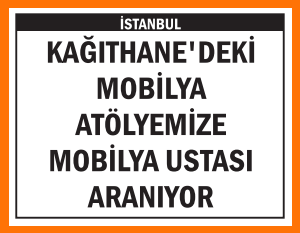 MOBİLYA USTASI KAĞITHANE