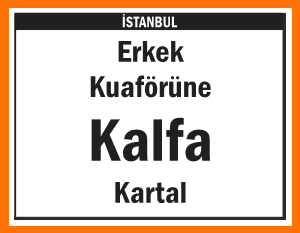 ERKAK KUAFÖRÜNE KALFA KARTAL