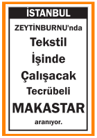 TECRRÜBELİ MAKASTAR ZEYTİNBURNU