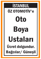 OTO BOYA USTASI BAĞCILAR GÜNEŞLİ