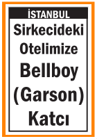 BELLBOY GARSON KATCI SİRKECİ