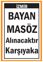 İZMİR KARŞIYAKA BAYAN MASÖZ