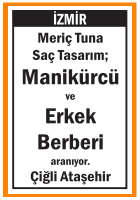 MANİKÜRCÜ VE ERKEK BERBERİ ÇİĞLİ