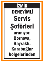 SERVİS ŞOFÖRLERİ ARANIYOR DENEYİMLİ