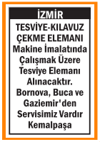 TESVİYE KILAVUZ ÇEKME ELEMANI İZMİR