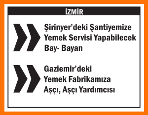 YEMEK SERVİSİ İÇİN BAY BAYAN ŞİRİNYER