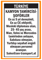 DİPLOMALI KAMYON TAMİRCİSİ ŞOFÖRLER