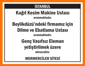 MERMERCİLER SİTESİ MATBAA ELEMANLARI