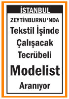 TECRÜBELİ MODELİST ZEYTİNBURNU