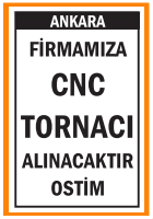 CNC TORNACI OSTİM