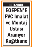 PVC İMALAT VE MONTAJ USTASI EGEPEN