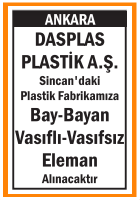 BAY BAYAN VASIFLI VASIFSIZ ELEMAN